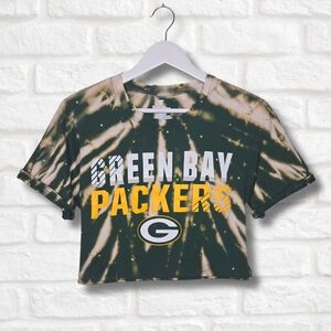 Green Bay Packers Crop Top W/Rhinestones